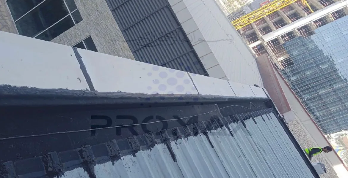 Rotana - metal roof waterproofing project by Promax in Dubai, UAE